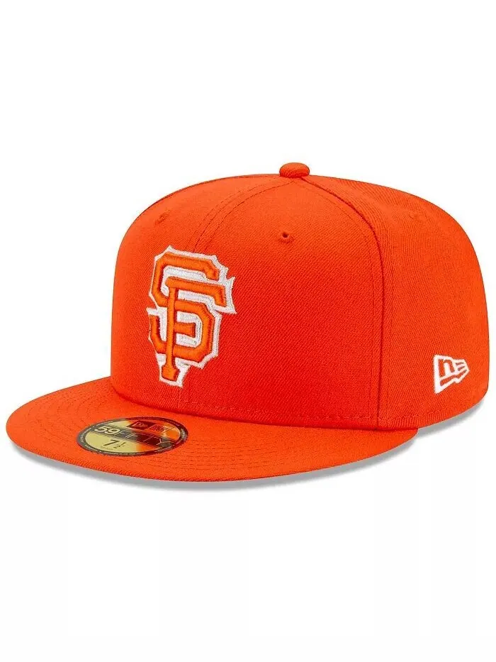Мужская оранжевая приталенная шляпа San Francisco Giants City Connect 59FIFTY New Era — изображение 3 из 5