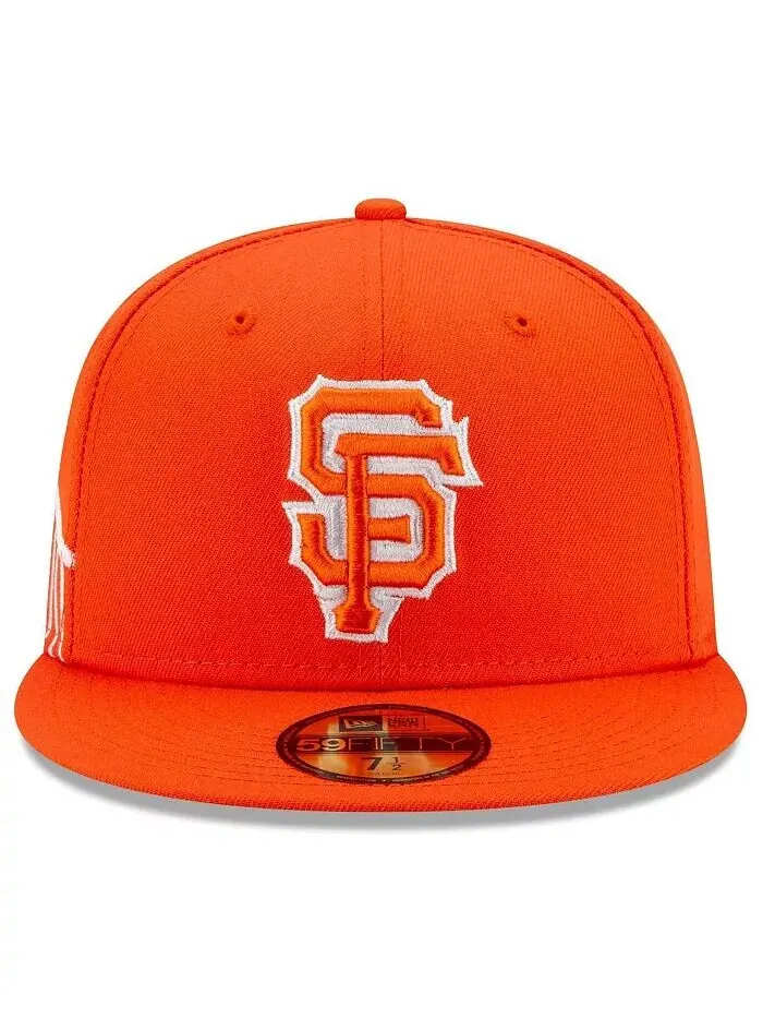 Мужская оранжевая приталенная шляпа San Francisco Giants City Connect 59FIFTY New Era — изображение 4 из 5