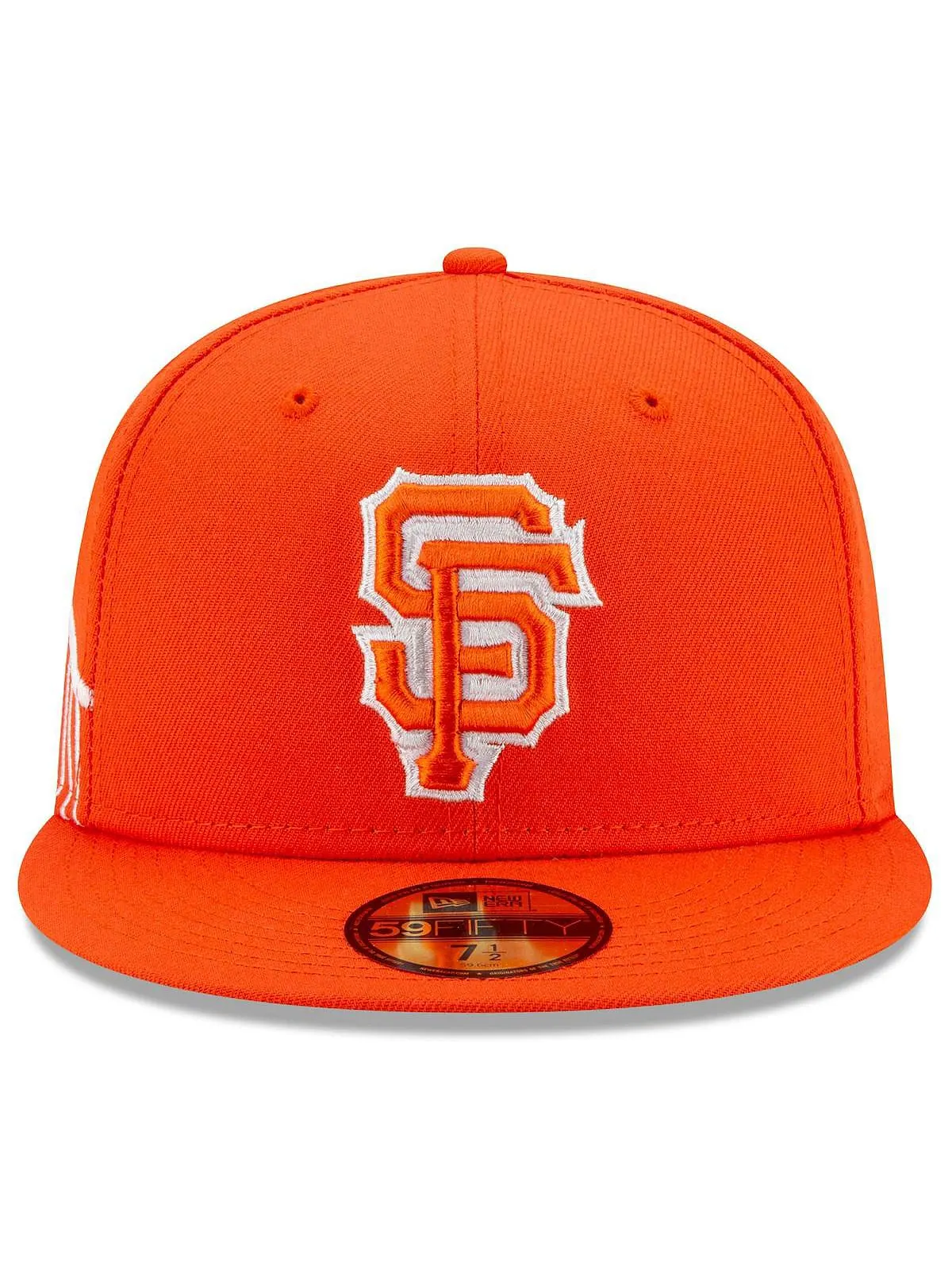 Мужская оранжевая приталенная шляпа San Francisco Giants City Connect 59FIFTY New Era — изображение 4 из 5, оранжевый