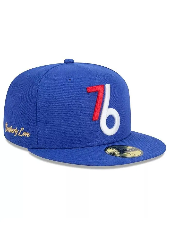 Мужская кепка Royal Philadelphia 76ers 2024/25 City Edition Alternate 59FIFTY Fitted New Era