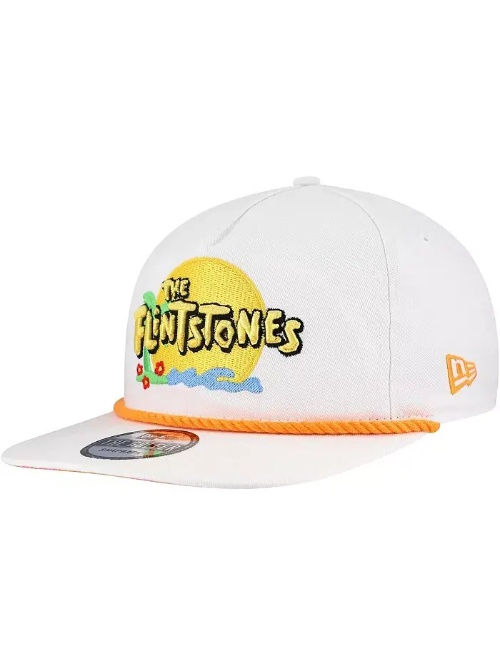 Мужская белая регулируемая кепка The Flintstones Golfer New Era — изображение 4 из 5