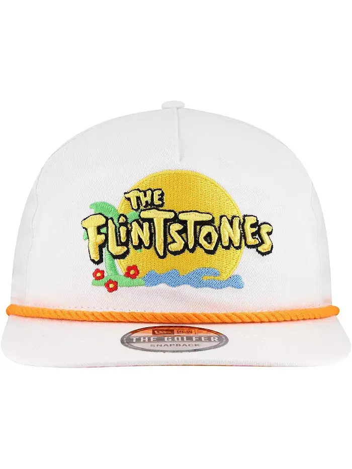 Мужская белая регулируемая кепка The Flintstones Golfer New Era — изображение 5 из 5