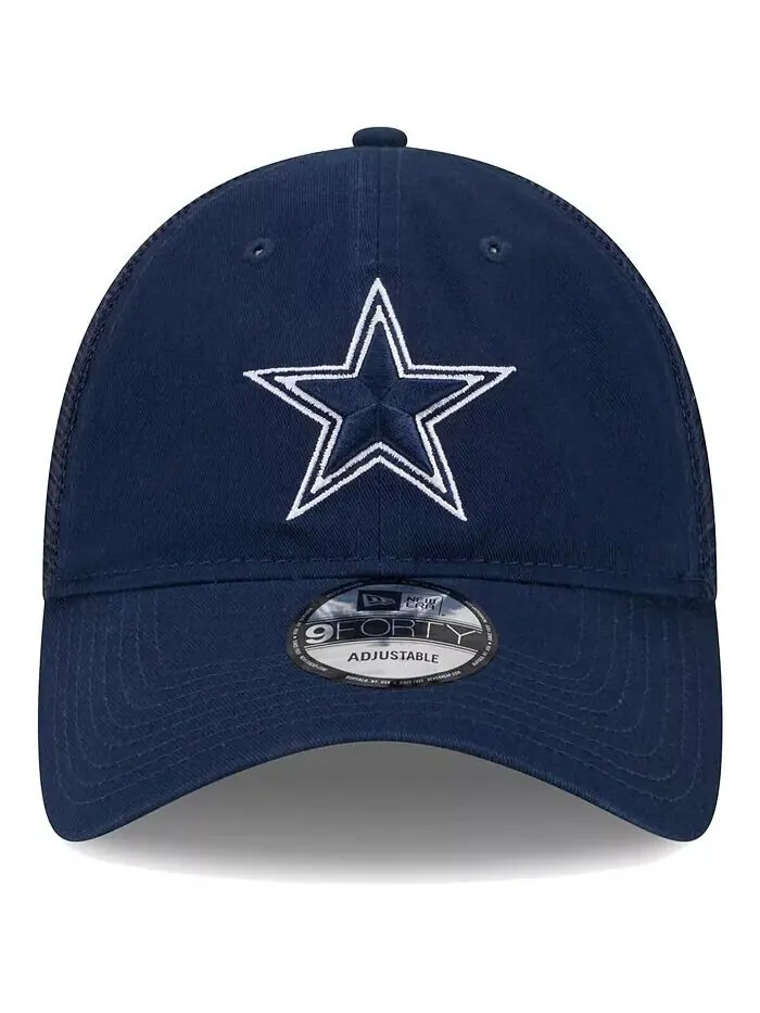 Мужская темно-синяя регулируемая шляпа Dallas Cowboys Distinct 9TWENTY New Era — изображение 2 из 4
