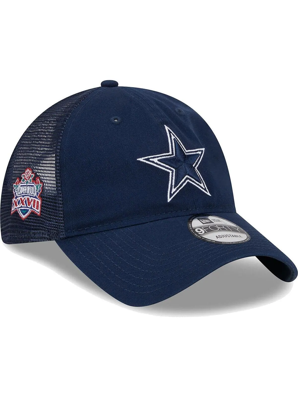 Мужская темно-синяя регулируемая шляпа Dallas Cowboys Distinct 9TWENTY New Era