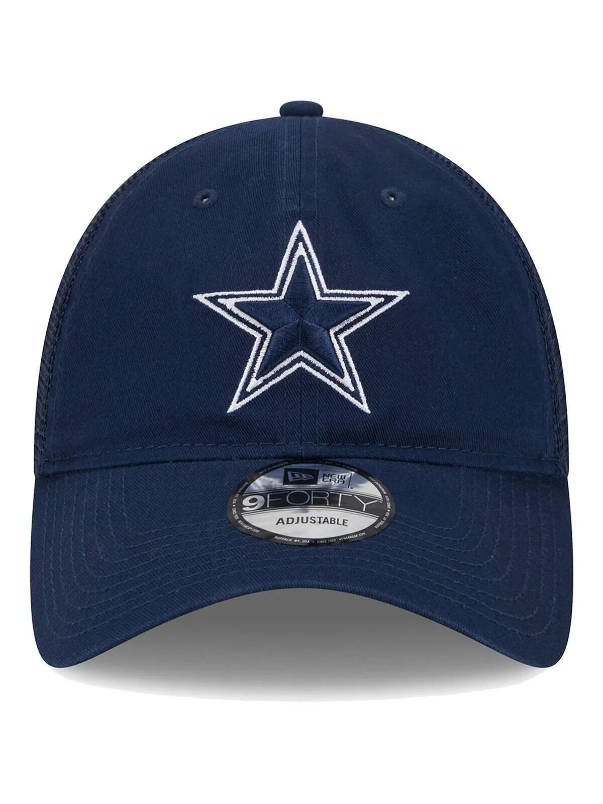 Мужская темно-синяя регулируемая шляпа Dallas Cowboys Distinct 9TWENTY New Era — изображение 2 из 4, темно-синий