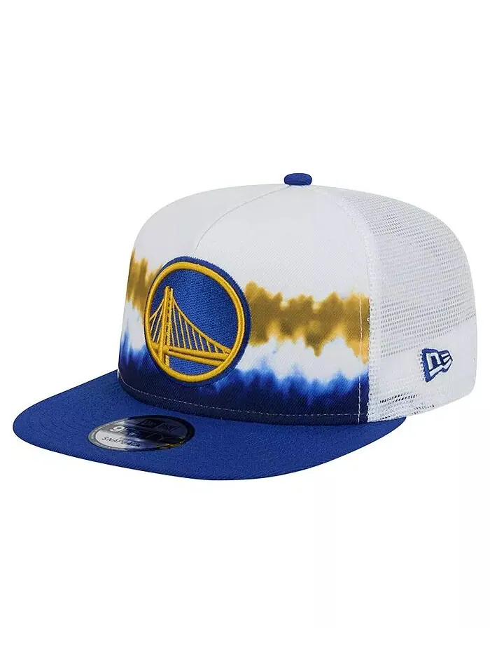 Мужская белая/королевская бейсболка Dip-Dye 9FIFTY Trucker Snapback с А-образной оправой Golden