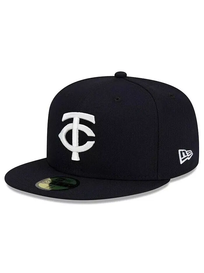 Мужская темно-синяя шляпа Minnesota Twins 2023 Authentic Collection Alternate 59Fifty New Era — изображение 2 из 5