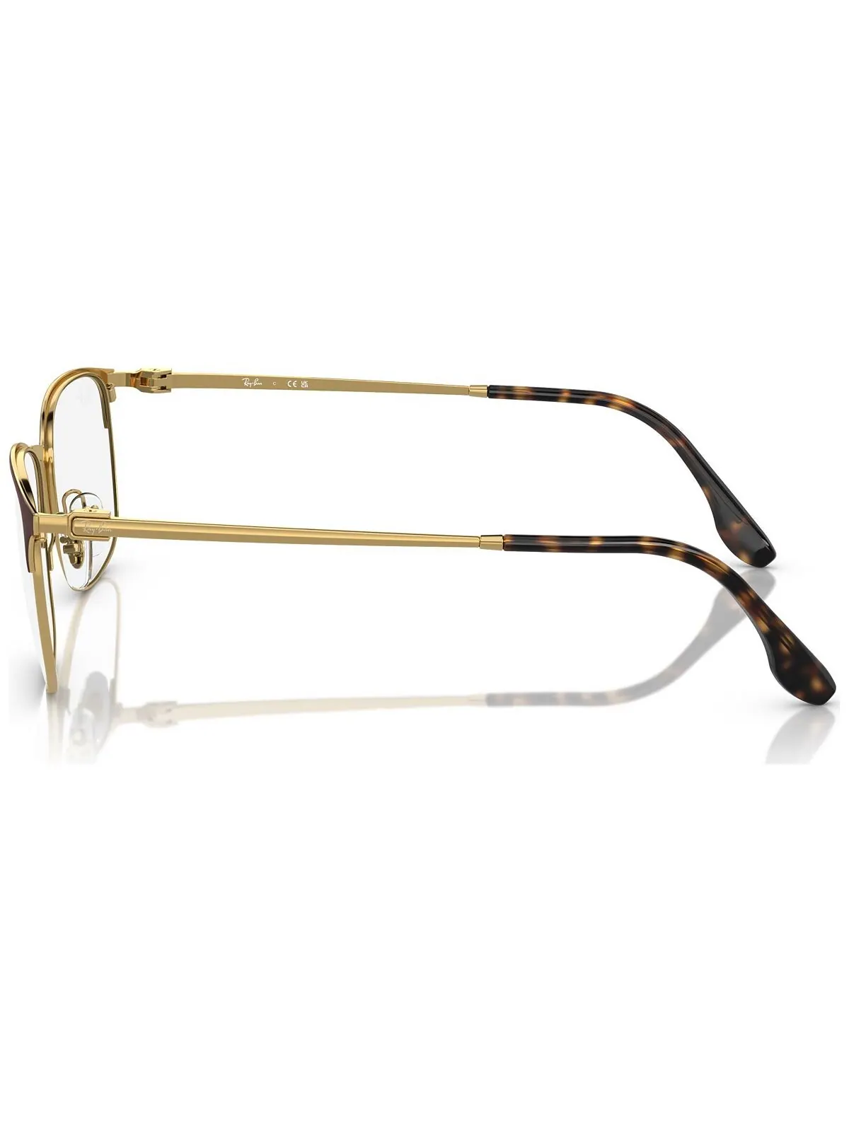 Мужские очки-подушки, RB6494 56 Ray-Ban — изображение 3 из 7, золотистый