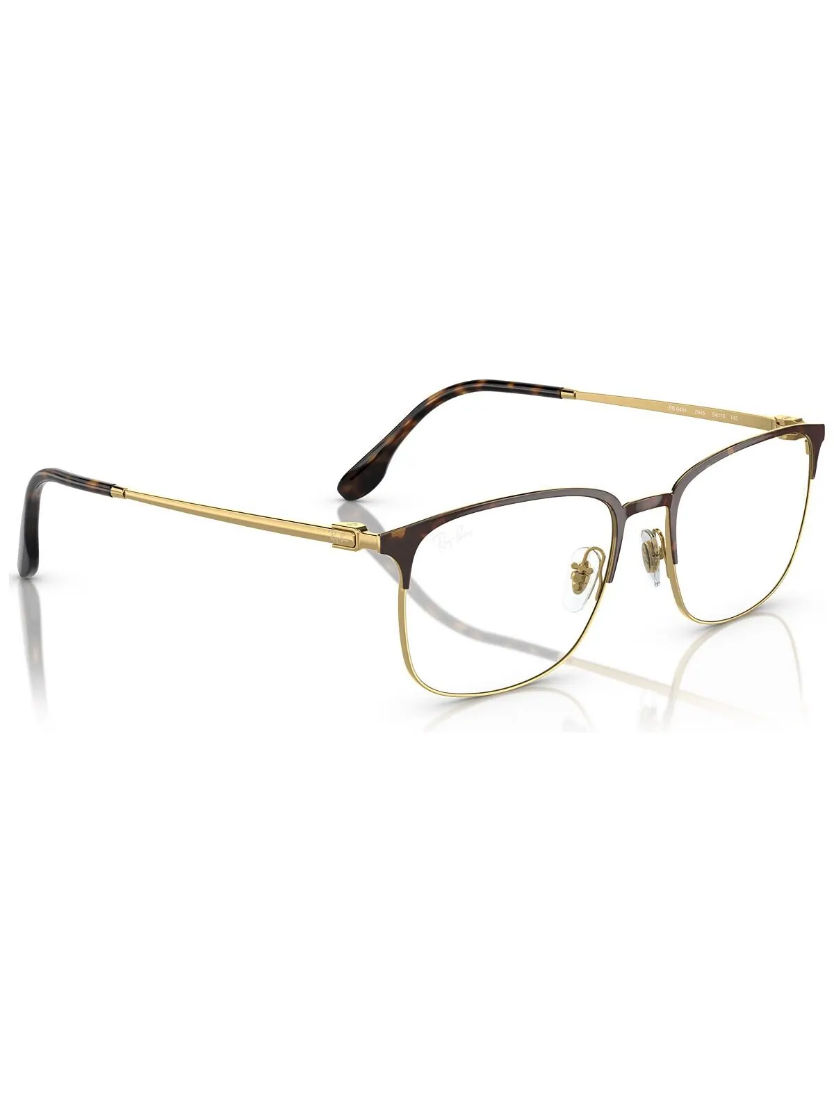 Мужские очки-подушки, RB6494 56 Ray-Ban — изображение 4 из 7, золотистый