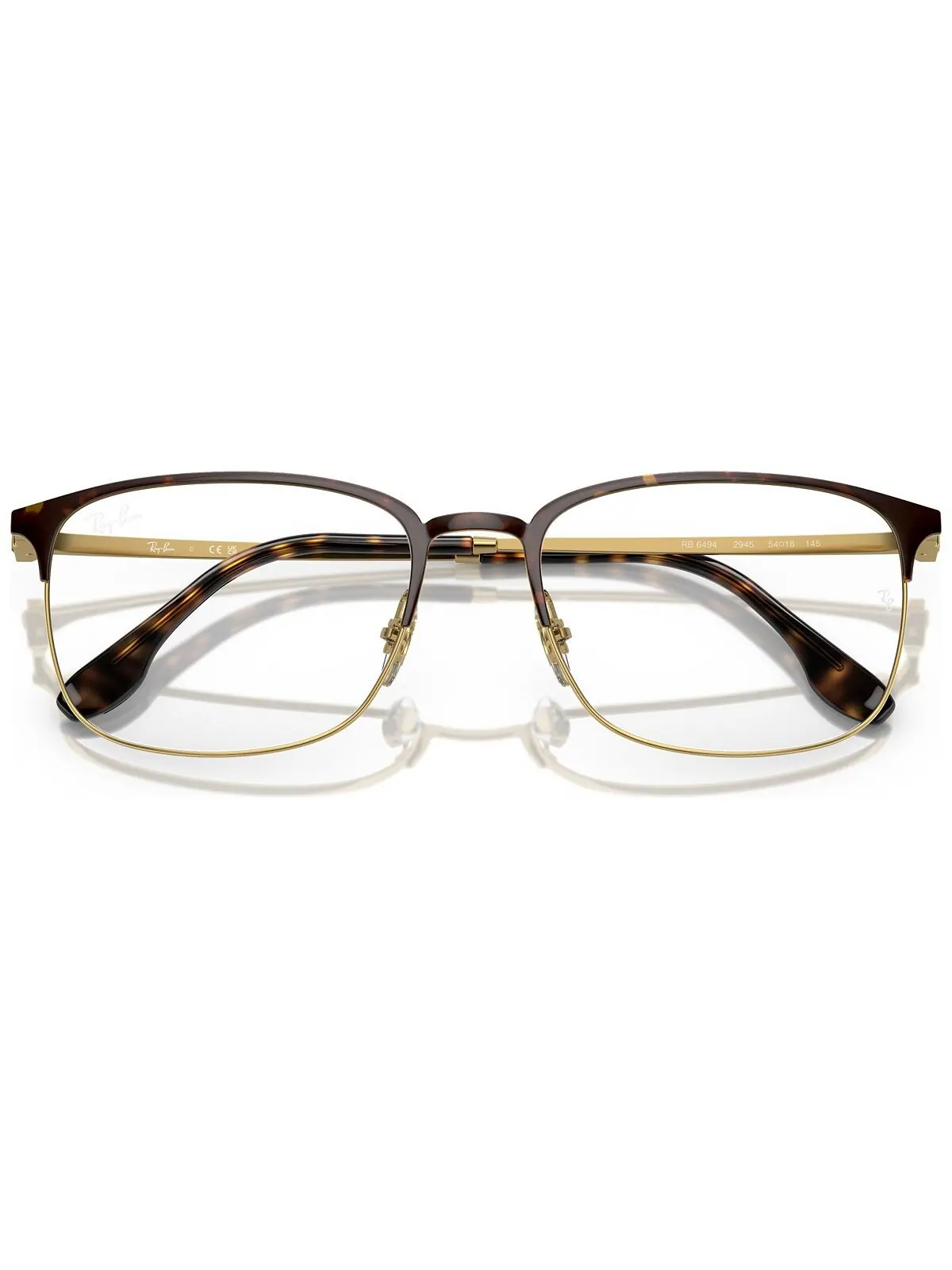 Мужские очки-подушки, RB6494 56 Ray-Ban — изображение 6 из 7, золотистый