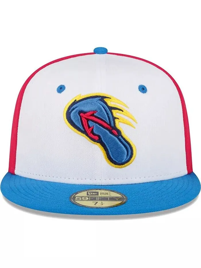 Мужская белая шляпа приталенного кроя San Antonio Missions Copa De La Diversion 59FIFTY New Era — изображение 3 из 5