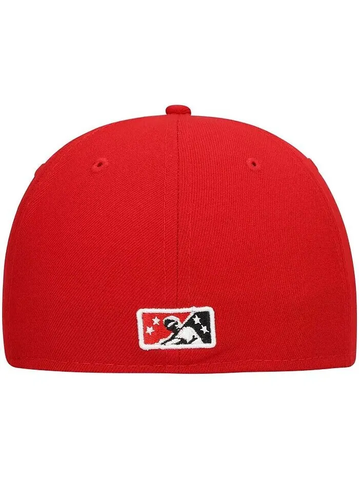 Мужская приталенная шляпа Red Rocket City Trash Pandas Authentic Collection Team Alternate 59FIFTY — изображение 4 из 4