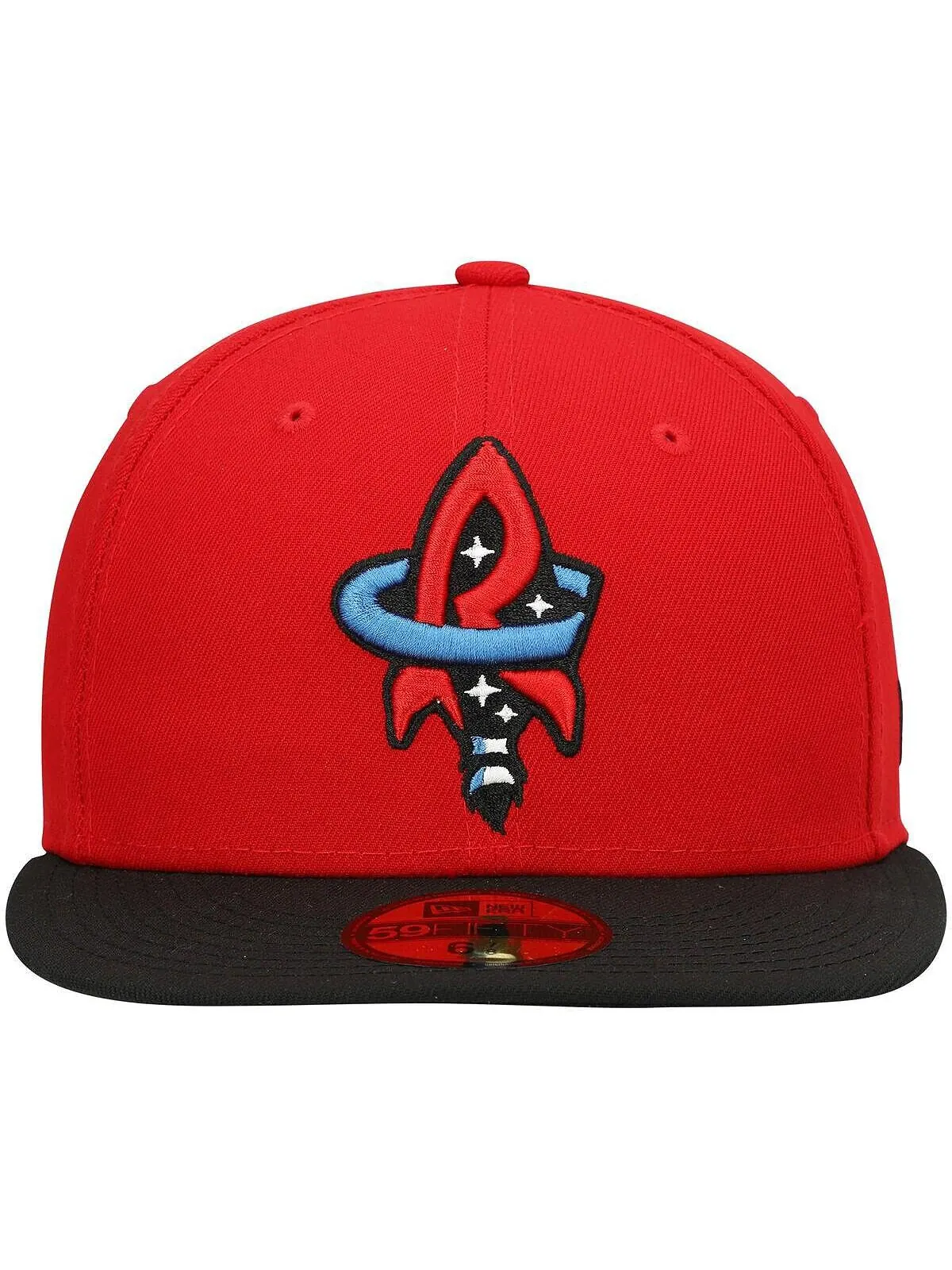 Мужская приталенная шляпа Red Rocket City Trash Pandas Authentic Collection Team Alternate 59FIFTY — изображение 2 из 4