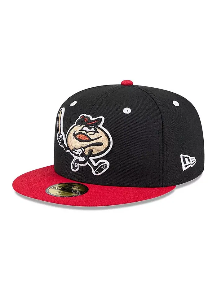 Мужская чёрная шляпа Erie SeaWolves Theme Nights 59FIFTY New Era