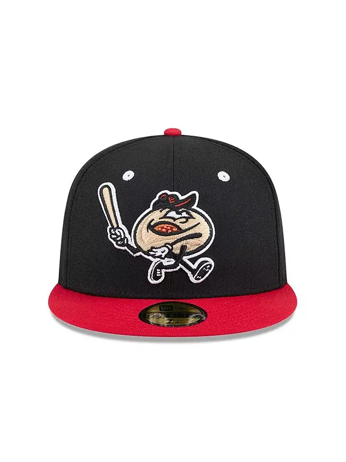 Мужская чёрная шляпа Erie SeaWolves Theme Nights 59FIFTY New Era — изображение 4 из 4