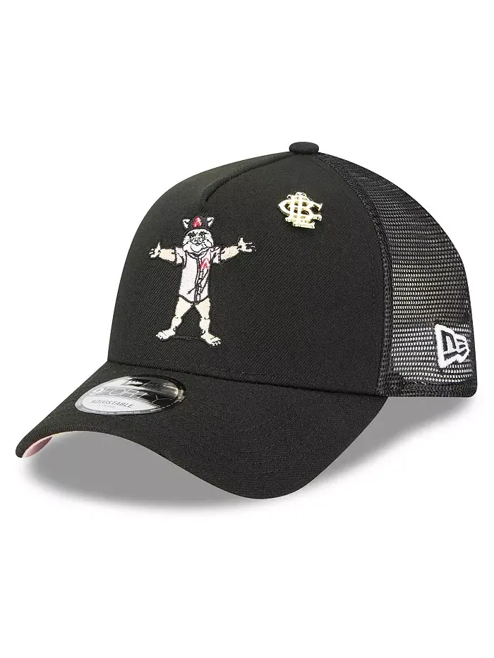 Мужская черная кепка Trucker Hat Arizona Diamondbacks 2025 Big League Chew A-Frame 9FORTY