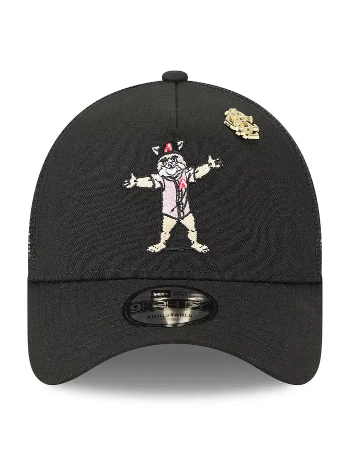 Мужская черная кепка Trucker Hat Arizona Diamondbacks 2025 Big League Chew A-Frame 9FORTY — изображение 5 из 5