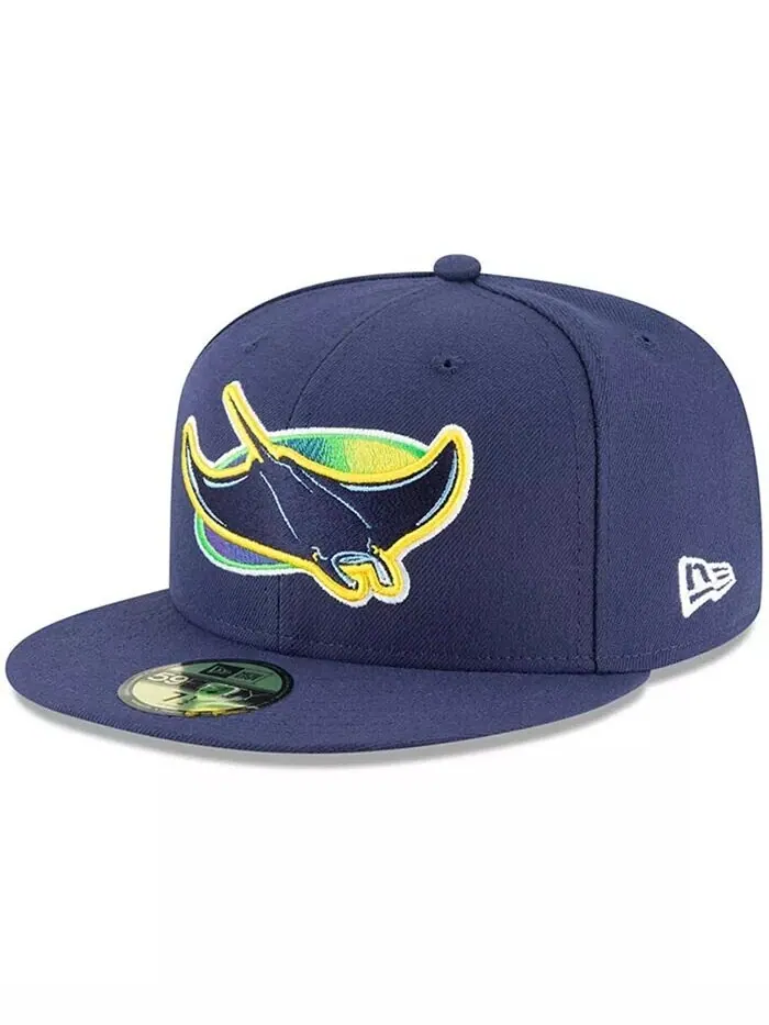 Мужская приталенная кепка Tampa Bay Rays Alternate Authentic Collection On-Field 59FIFTY New Era — изображение 1 из 4