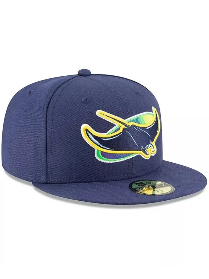 Мужская приталенная кепка Tampa Bay Rays Alternate Authentic Collection On-Field 59FIFTY New Era — изображение 3 из 4