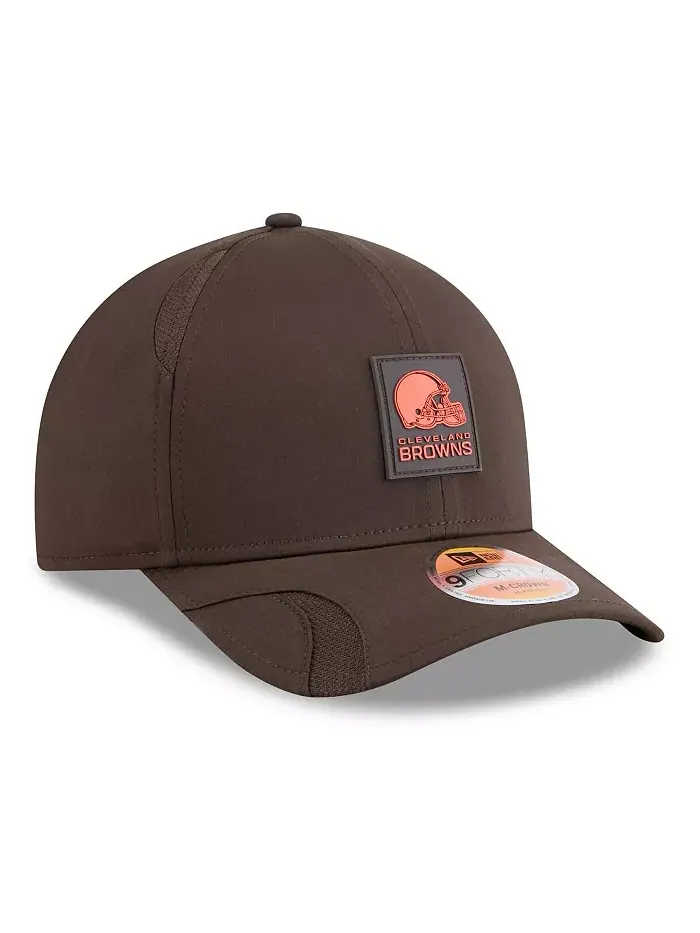 Регулируемая кепка Big Boys and Girls Brown Cleveland Browns 2025 Sideline 9FORTY New Era — изображение 4 из 5