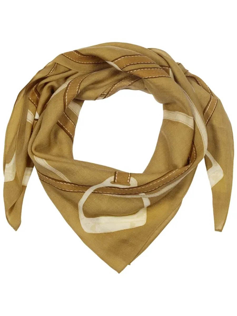 Платок квадратный с поясом Lauren Ralph Lauren, Laufren Camel — изображение 2 из 4