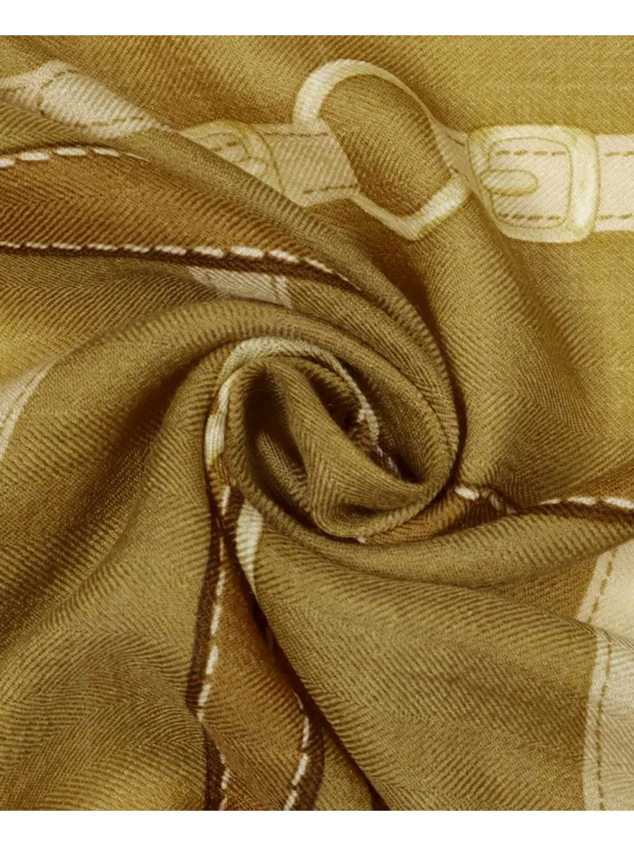 Платок квадратный с поясом Lauren Ralph Lauren, Laufren Camel — изображение 3 из 4