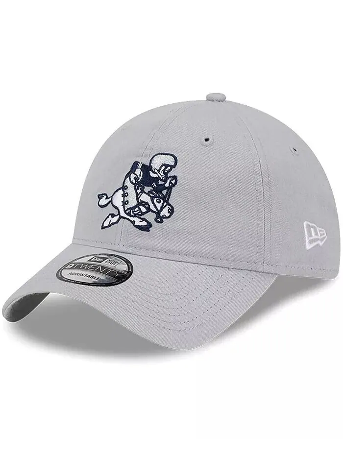 Мужская серая кепка Dallas Cowboys Retro Main Core Classic 2.0 9TWENTY Adjustable New Era