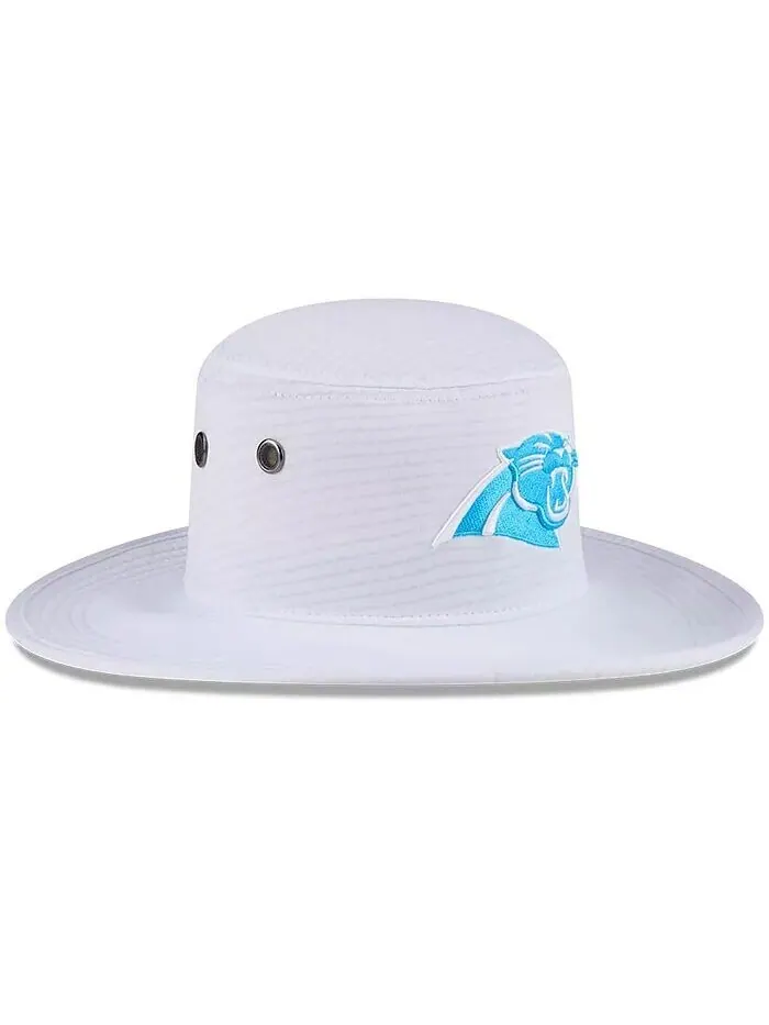 Мужская белая панама Carolina Panthers 2024 NFL Training Camp New Era — изображение 3 из 4
