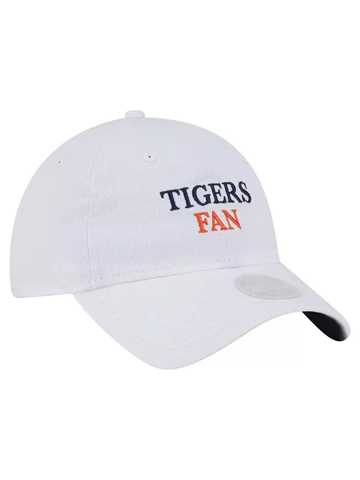 Женская белая регулируемая кепка 9TWENTY с логотипом команды Detroit Tigers New Era — изображение 4 из 5