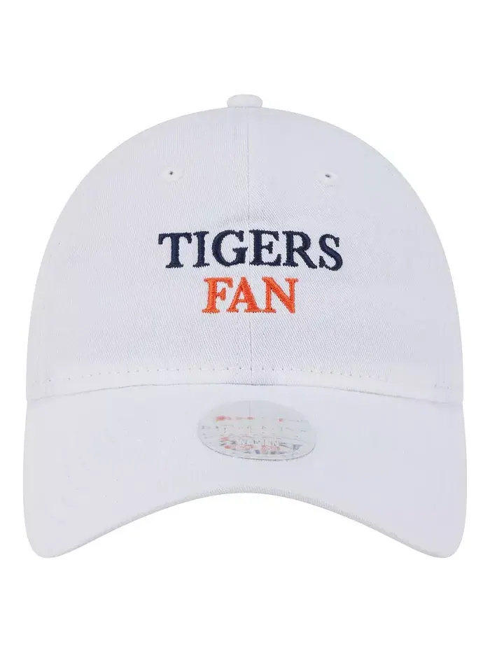 Женская белая регулируемая кепка 9TWENTY с логотипом команды Detroit Tigers New Era — изображение 5 из 5