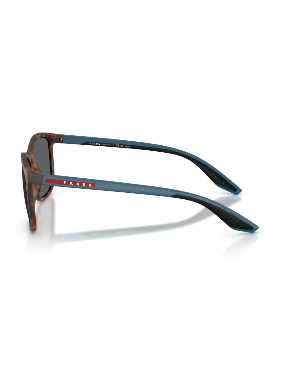 Мужские поляризованные солнцезащитные очки, PS A08S PRADA LINEA ROSSA, Havana Rubber — изображение 4 из 6