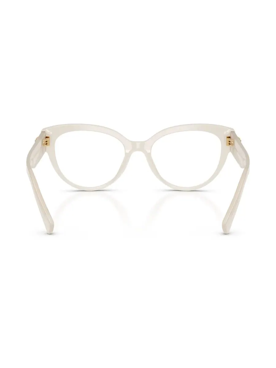 Женские очки «кошачий глаз», DG3440 Dolce&Gabbana, Opaline Milky — изображение 2 из 5