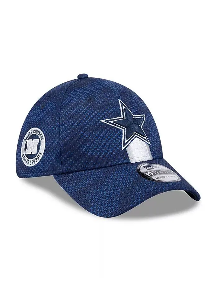 Мужская темно-синяя кепка Dallas Cowboys 2024 Sideline 39THIRTY Flex New Era — изображение 3 из 4