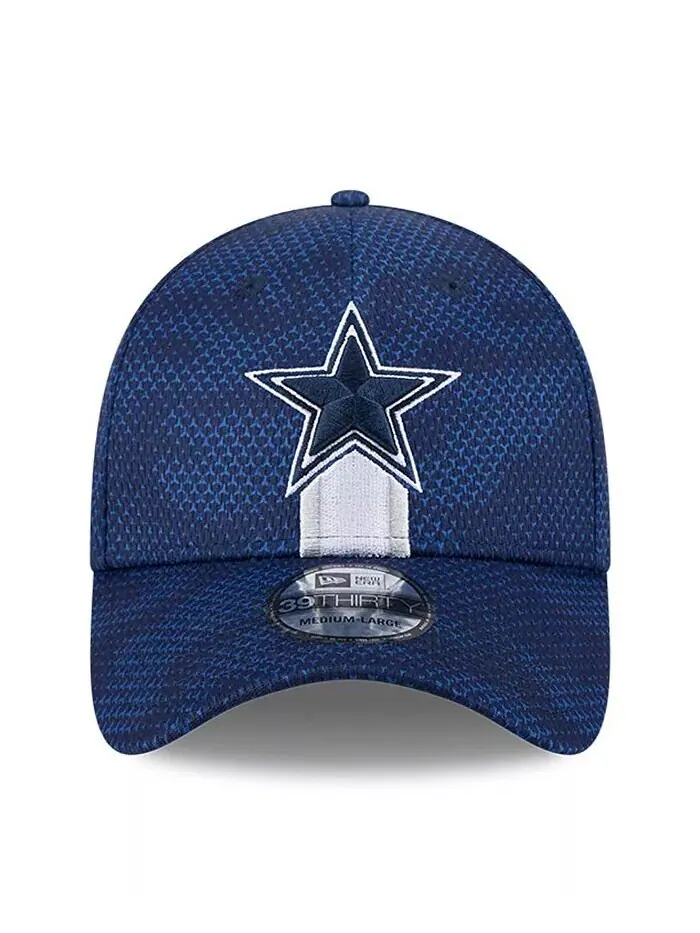Мужская темно-синяя кепка Dallas Cowboys 2024 Sideline 39THIRTY Flex New Era — изображение 4 из 4