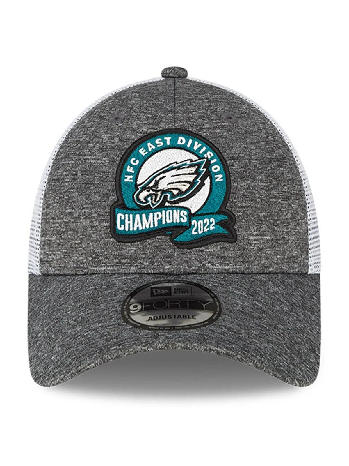 Мужская бейсболка Хизер Грей Филадельфия Иглз 2022 NFC East Division Champions Раздевалка 9FORTY — изображение 4 из 5, серый