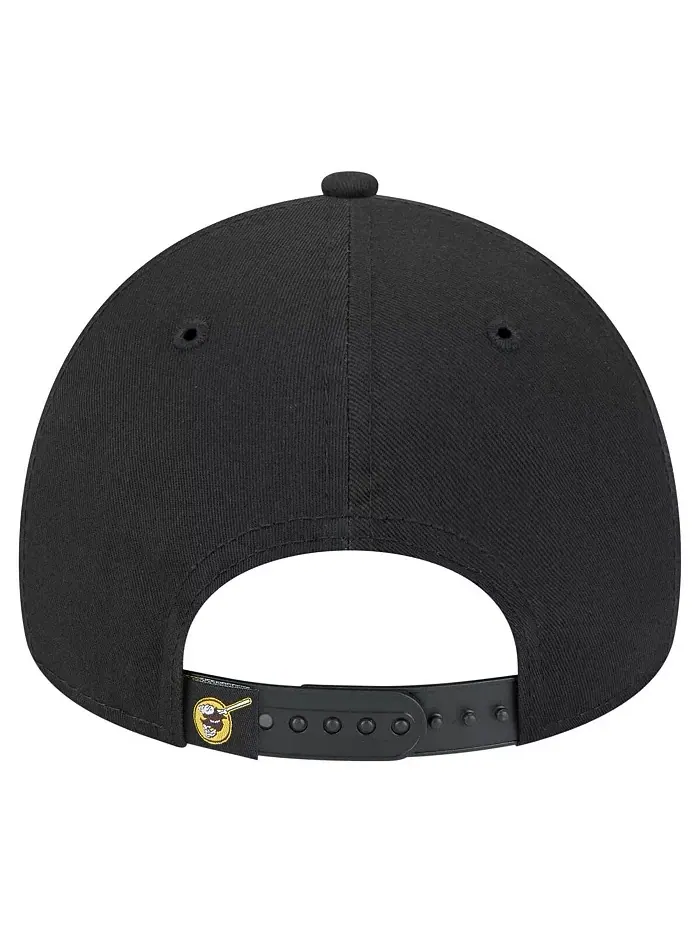 Мужская черная бейсболка San Diego Padres 9FORTY A-Frame с регулируемой посадкой New Era — изображение 3 из 5
