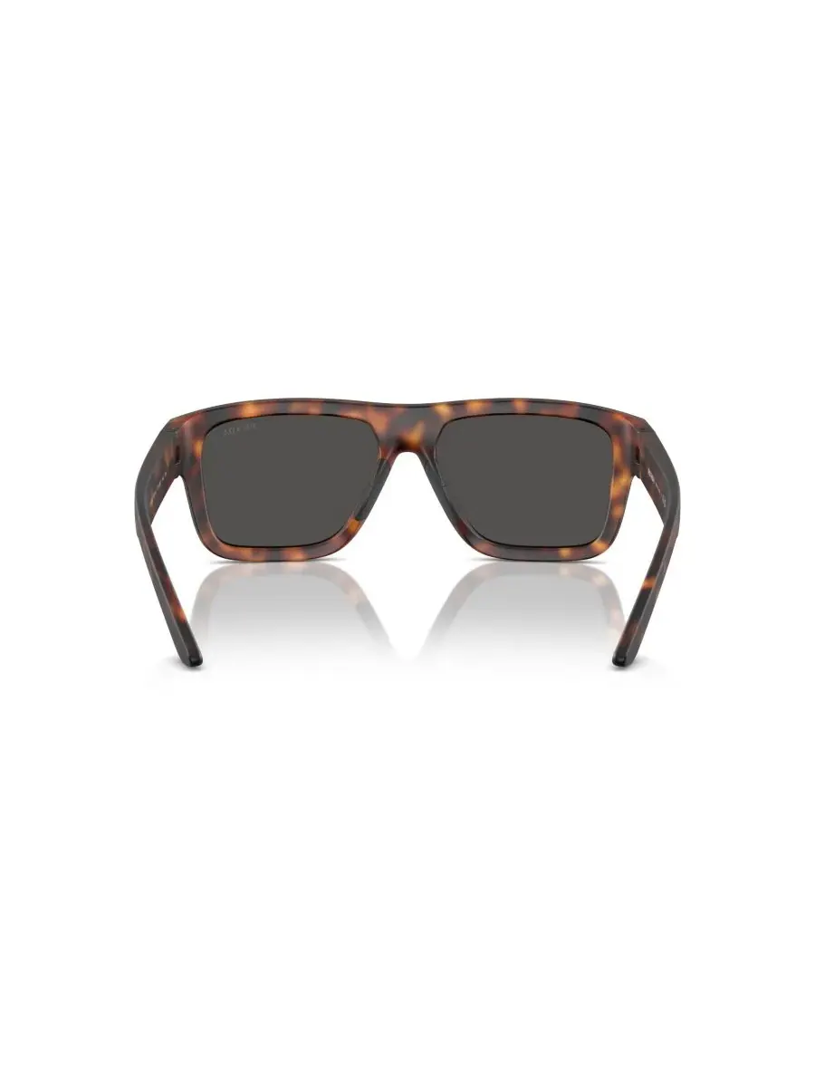 Мужские квадратные солнцезащитные очки Prada Linea Rossa, PS 04ZS Persol, темно-havana rubbeкрасный — изображение 4 из 5