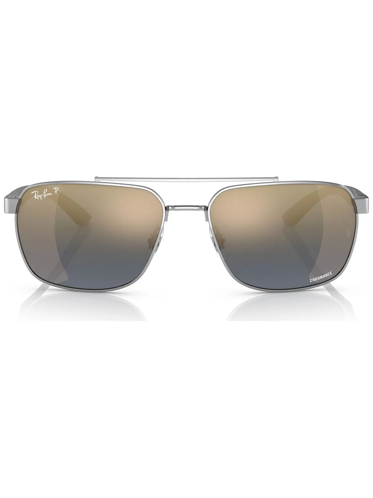 Мужские поляризованные солнцезащитные очки, RB370159-YZP Ray-Ban — изображение 2 из 7, серебристый