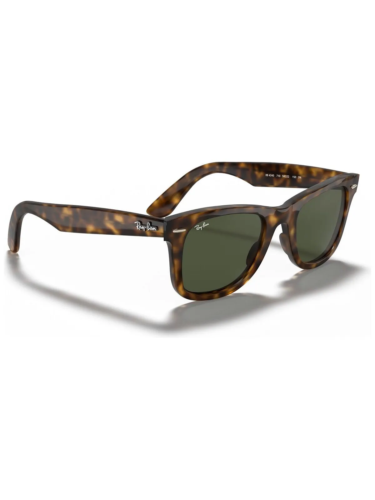 Солнцезащитные очки унисекс RAY-BAN Wayfarer Ease RB4340 — изображение 3 из 6, коричневый/зеленый