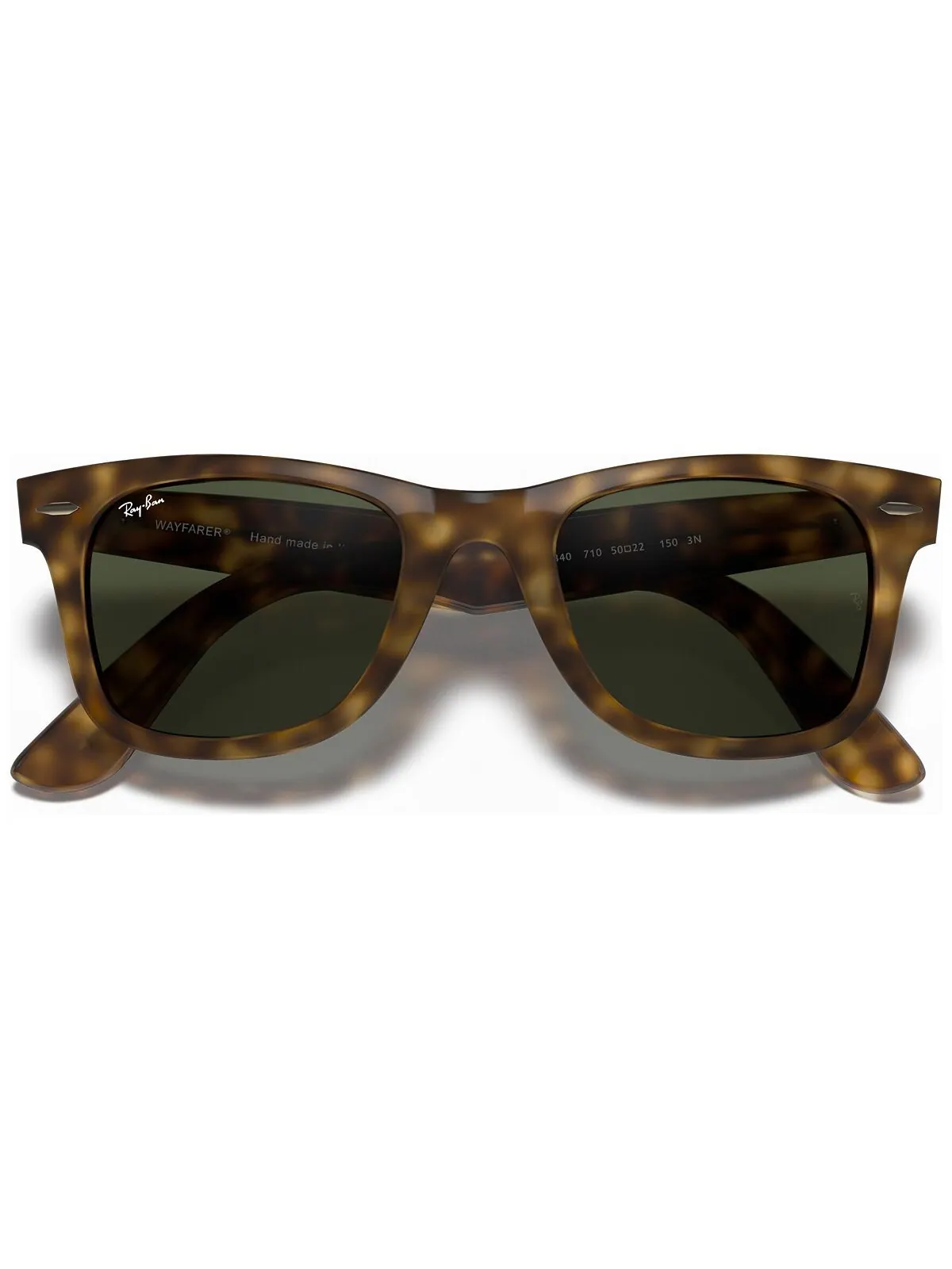 Солнцезащитные очки унисекс RAY-BAN Wayfarer Ease RB4340 — изображение 5 из 6, коричневый/зеленый