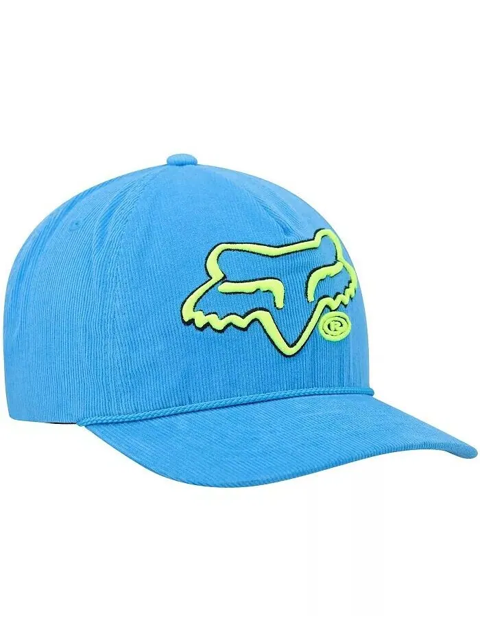 Мужская синяя кепка Snapback Racing с матовой отделкой Fox — изображение 3 из 4