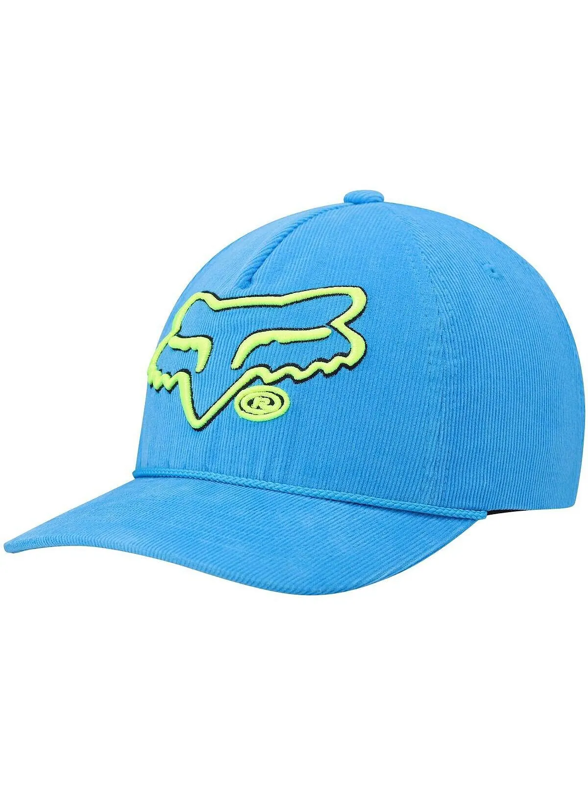 Мужская синяя кепка Snapback Racing с матовой отделкой Fox