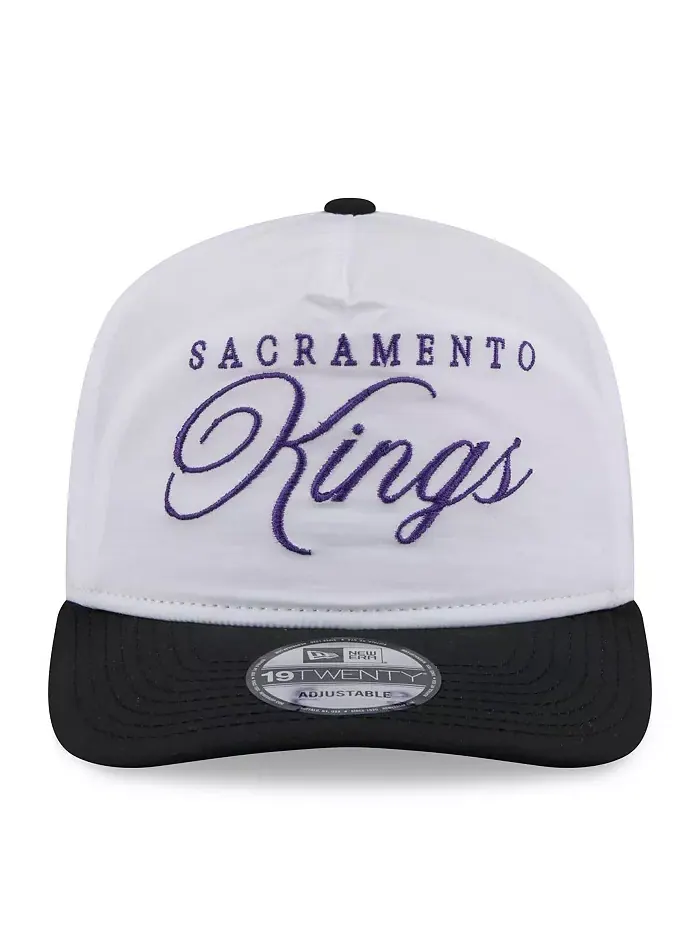 Мужская бело-черная бейсболка Sacramento Kings 2025 NBA Draft On-Stage Nylon 19TWENTY с — изображение 2 из 4