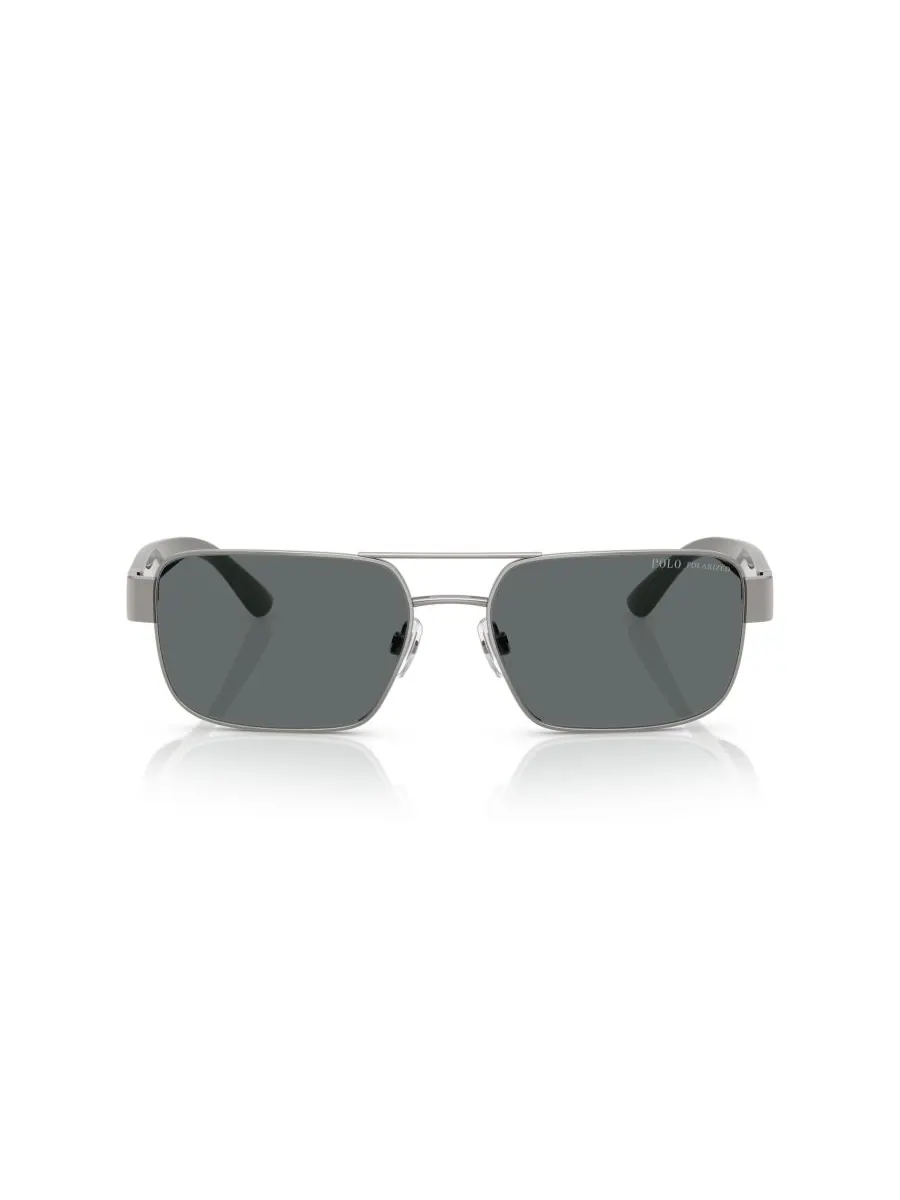 Мужские поляризованные солнцезащитные очки, PH3161 Polo Ralph Lauren, Brushed Gunmetal — изображение 5 из 6