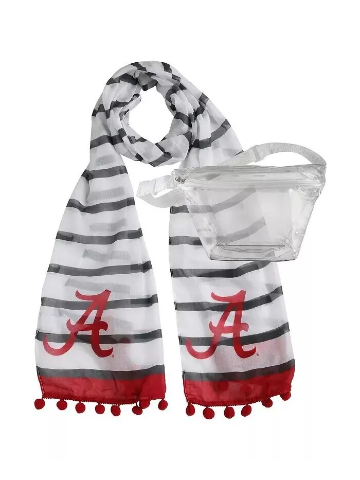 Женский комплект с шарфом-кошелек Alabama Crimson Tide Fanny Pack Emerson Street Clothing Co.
