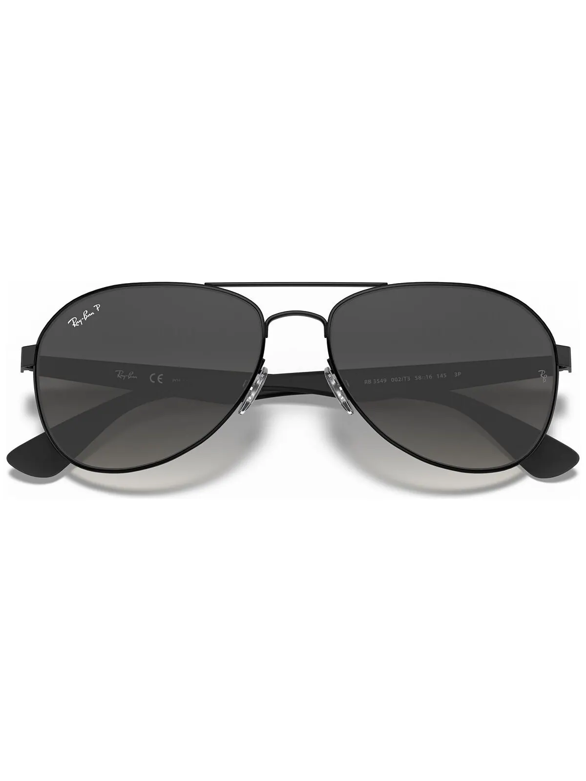 Поляризационные солнцезащитные очки, RB3549 Ray-Ban — изображение 5 из 7, черный