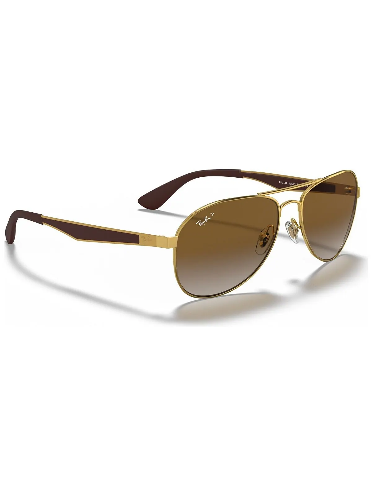 Поляризационные солнцезащитные очки, RB3549 Ray-Ban — изображение 2 из 7, золотистый