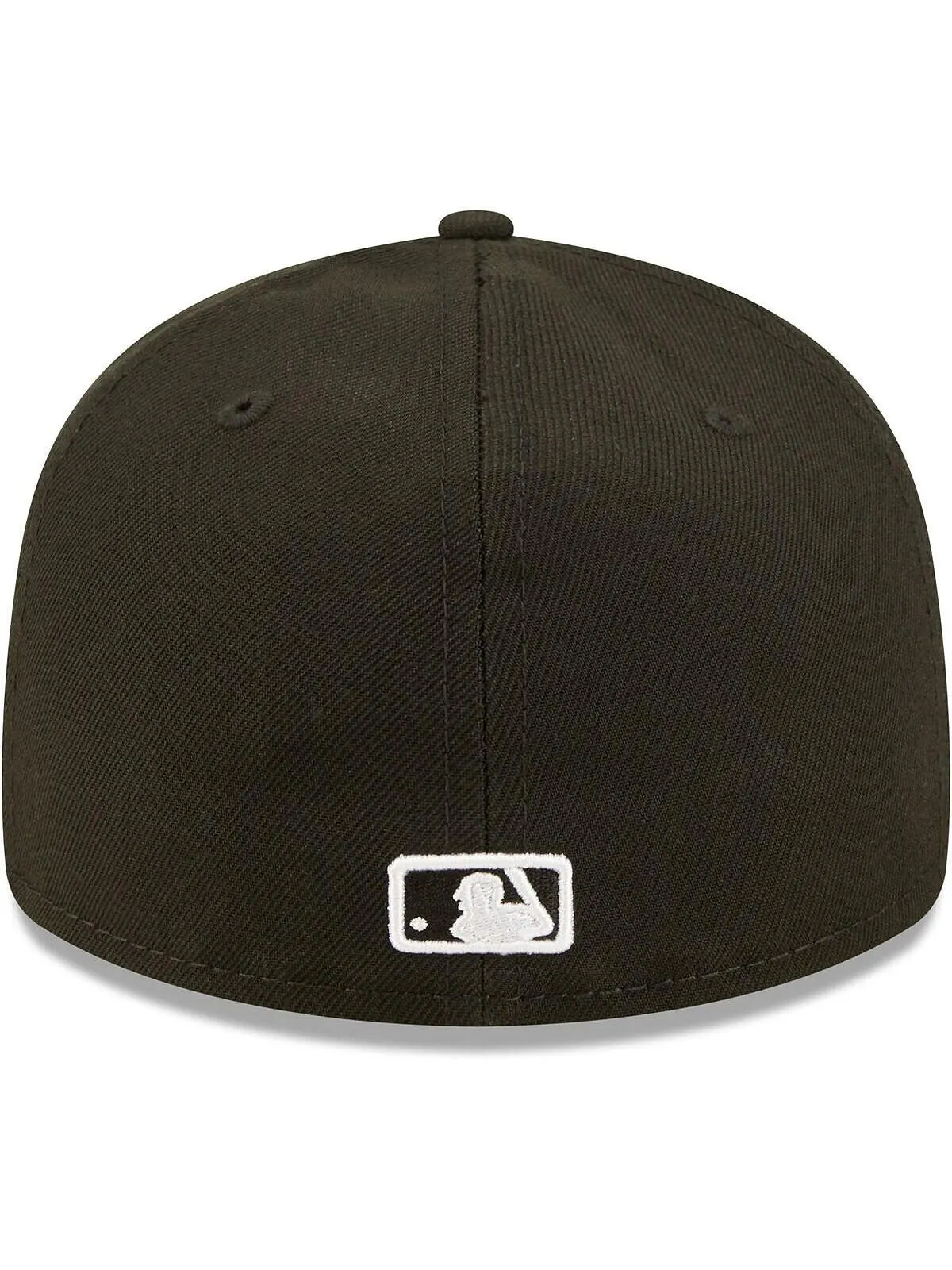 Мужская низкопрофильная приталенная шляпа Houston Astros черно-белая 59FIFTY New Era — изображение 5 из 5, черный