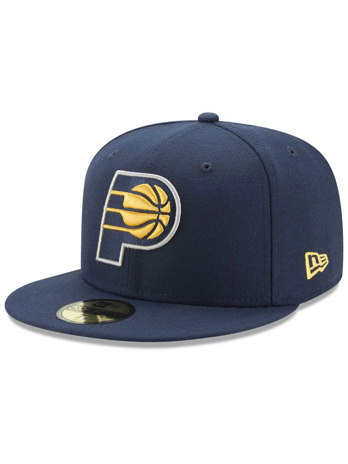 Кепка приталенного кроя Indiana Pacers Basic 59FIFTY 2018 New Era — изображение 1 из 4, темно-синий
