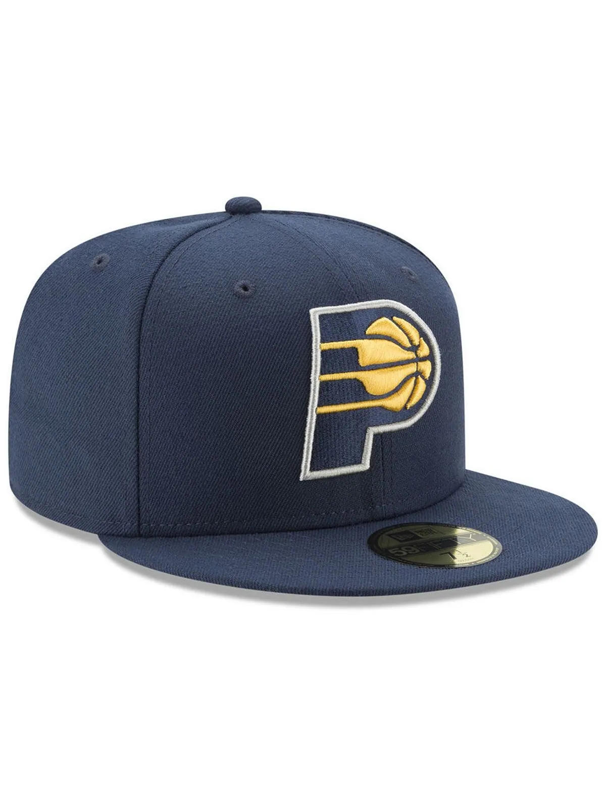Кепка приталенного кроя Indiana Pacers Basic 59FIFTY 2018 New Era — изображение 3 из 4, темно-синий